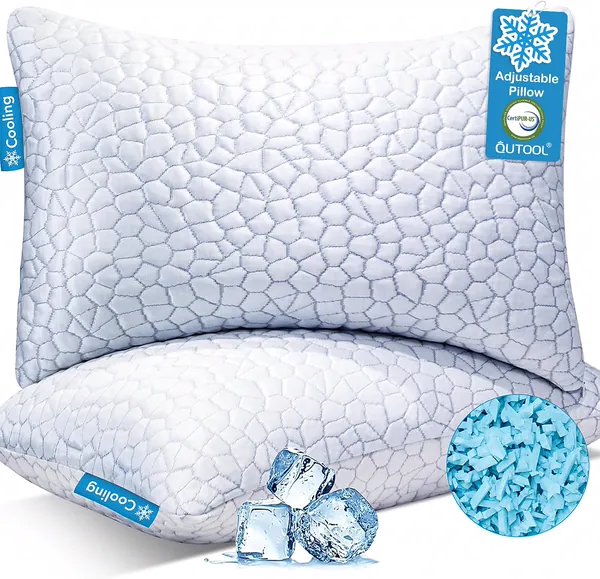 QUTOOL Cooling Shredded Memory Foam Pillow