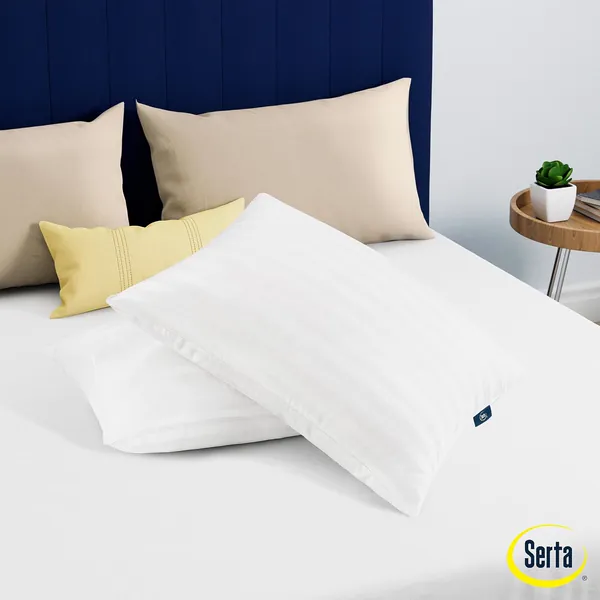 Serta Won't Go Flat Pillow, photo 2