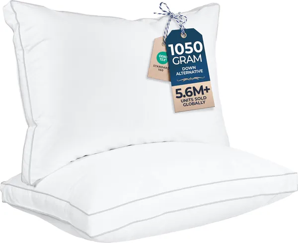Utopia Bedding Gusseted Bed Pillow